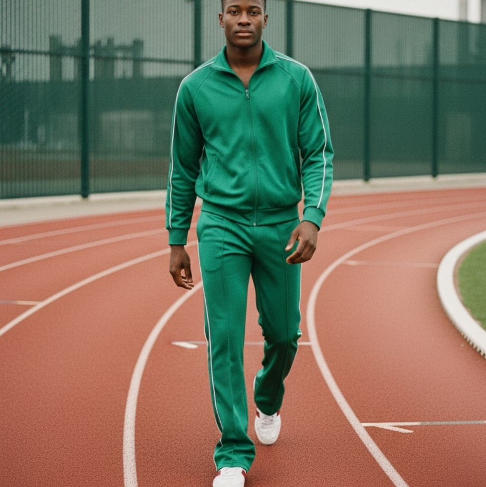 Vibrant Teal Joggers for Men